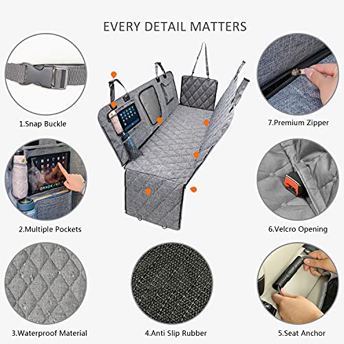 Funda impermeable para asiento trasero de automóvil, hamaca