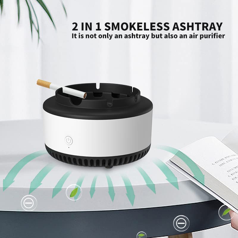 2 en 1 purificador de aire multifuncional sin humo cenicero