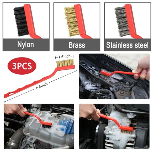 Kit de detalles para automóvil, 18 piezas, limpieza confiabl