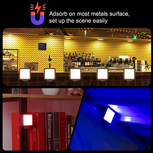 Luces de video RGB, luz de cámara LED portátil a todo color