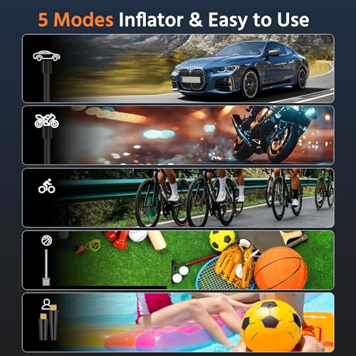 KONNETOO Inflator Portable Air Compressor - Air Pump for Car