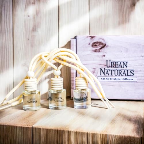 Urban Naturals Difusor de aroma para automóvil, paquete de 3