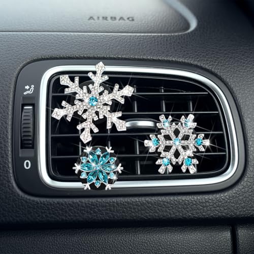 Clip de ventilación de automóvil con diamantes de imitación,