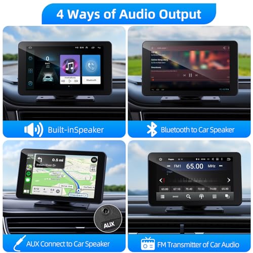 Pantalla inalámbrica Apple Carplay y Android Auto para autom