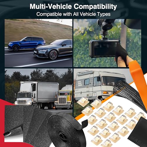 Kit de organización de cables de Dash Cam - Herramienta de a