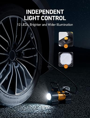 AstroAI - Compresor de aire portátil para inflar neumáticos