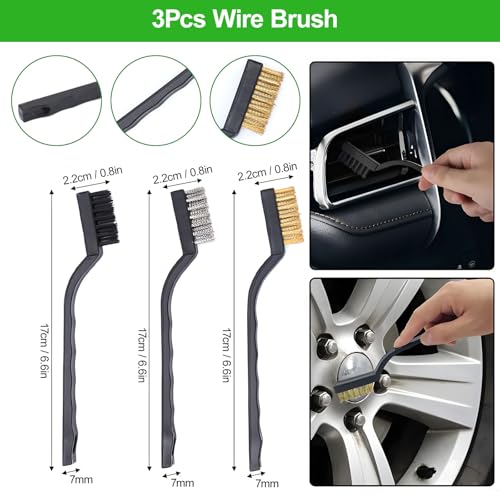 Kit de 25 piezas de detalles para interiores de automóvil, j