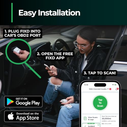 Pantalla de condición activa para coches FIXD