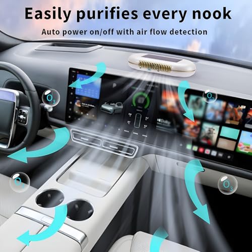 Purificador de aire de automóvil alimentado por energía sola
