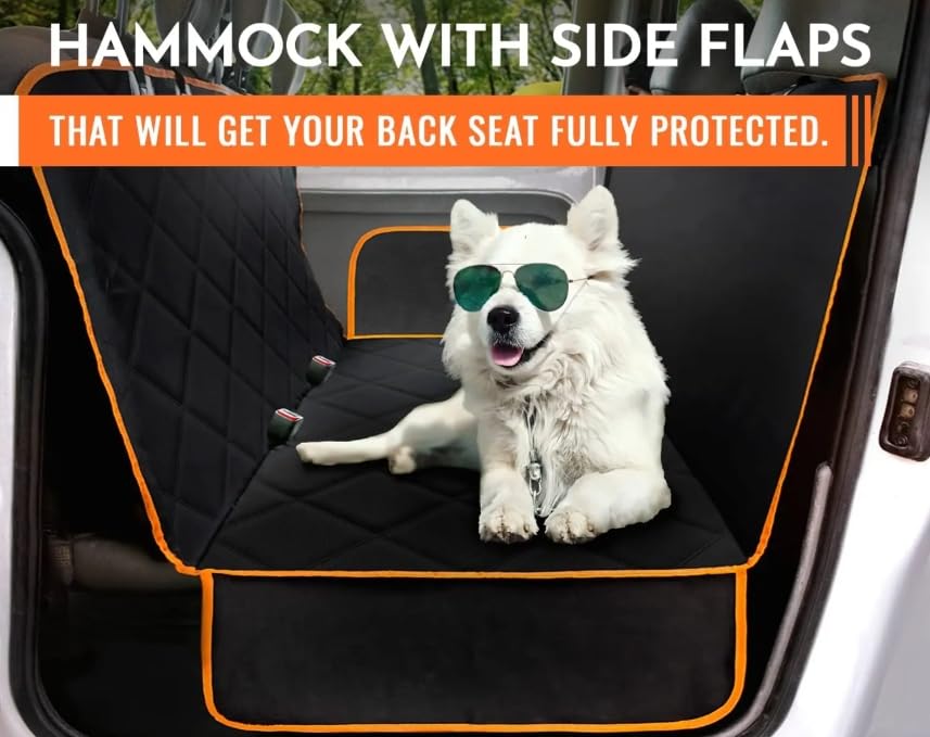 Protector de asiento de coche impermeable y a prueba de arañ