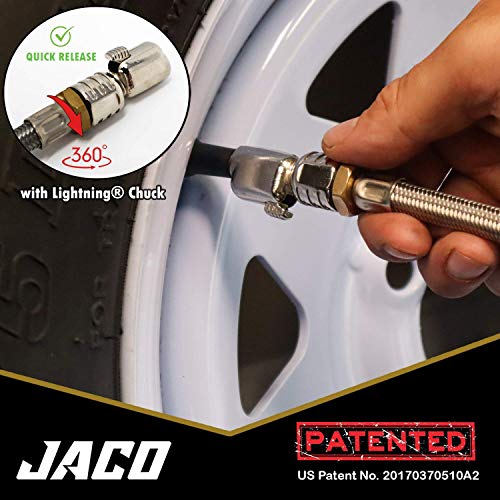 Medidor digital de inflador de neumáticos Jaco FlowPro, 200