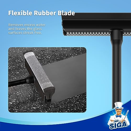 MR.SIGA Escobilla profesional para limpieza de ventanas de a