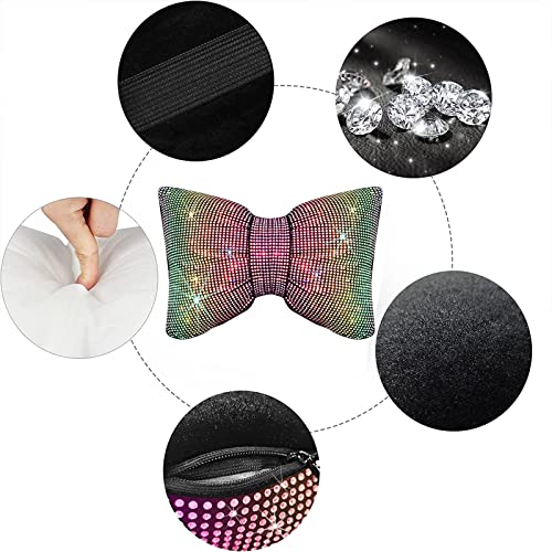 Juego de 4 accesorios brillantes para automóvil, para mujere