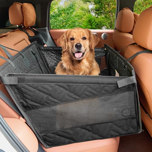 Kohree Funda de asiento de automóvil para perros medianos, f