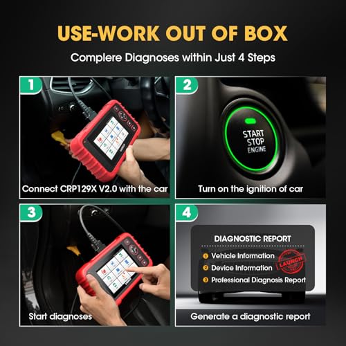 LAUNCH CRP129X Elite - Escáner OBD2 para automóvil, FCA Auto
