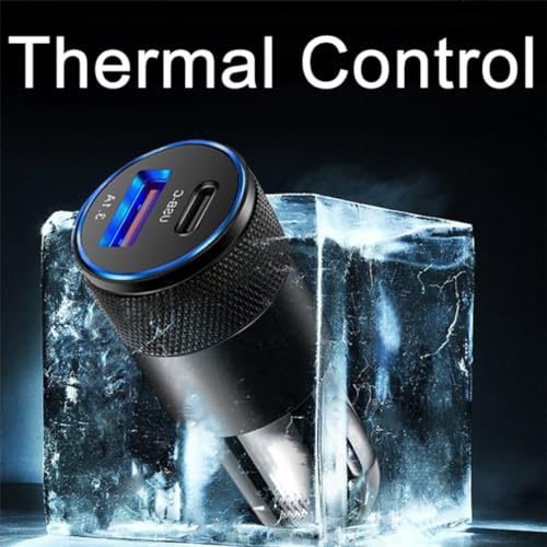 Cargador de coche 3.1A USB tipo C PD Apple Android teléfono