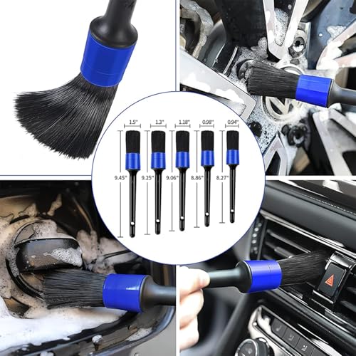 Kit de 20 piezas de detallado de automóvil, juego de cepillo