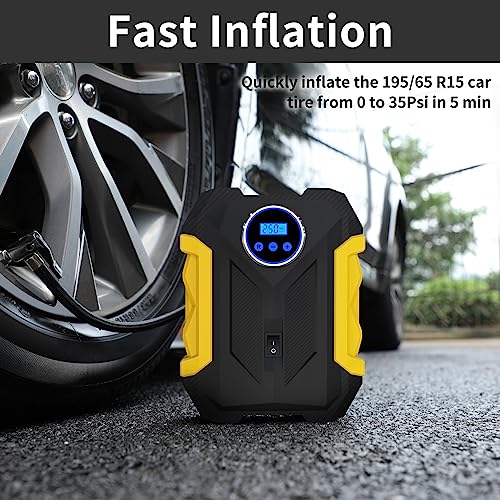 Compresor de aire digital para automóvil, bomba de neumático