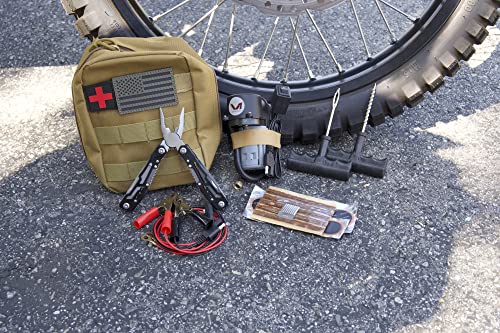 Motocicleta, ATV, UTV Kit de reparación plana de tubo sin cá
