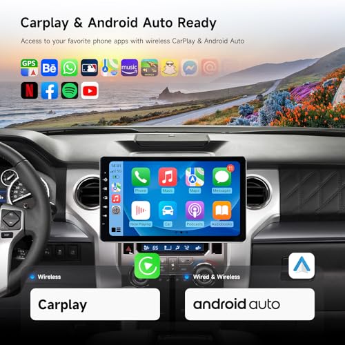 Dasaita Estéreo doble DIN para automóvil con Carplay inalámb