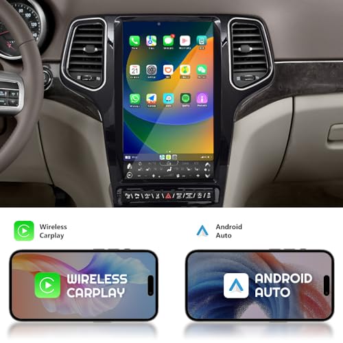 Actualización de radio estéreo de coche Android 12 de 13.6 p