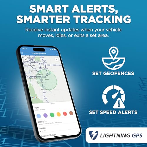Lightning GPS Rastreador GPS para vehículos 4G con cable fác