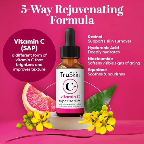 TruSkin Vitamin C-Plus Super Serum - Suero facial antiarruga
