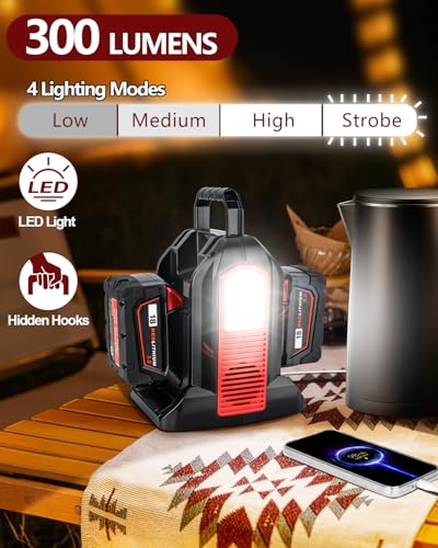 Taingwei Inversor de corriente de 350 W para batería Milwauk
