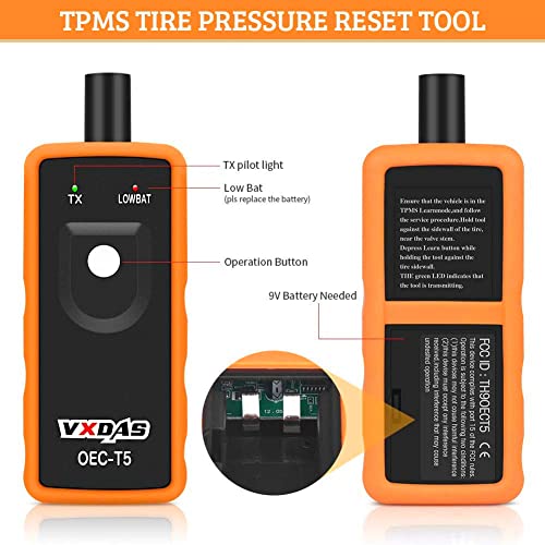 VXDAS Sensor de presión de los neumáticos, herramienta de ac