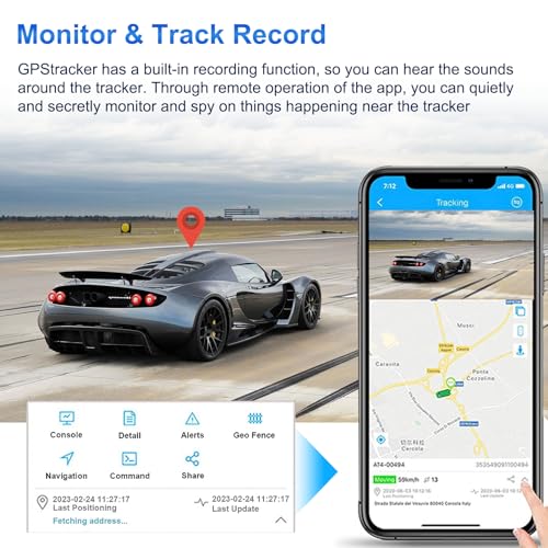 Rastreador GPS para vehículos, Mini localizador magnético de