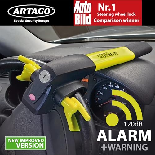 ARTAGO 870 - Cerradura de volante de gama alta 2 en 1 sin o