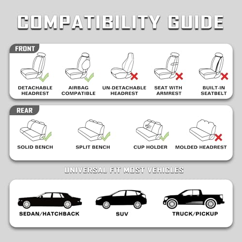 Fundas de asiento de automóvil de cuero de alta calidad, aju