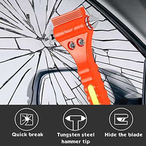 MorTime Paquete de 6 martillos de seguridad para automóvil,
