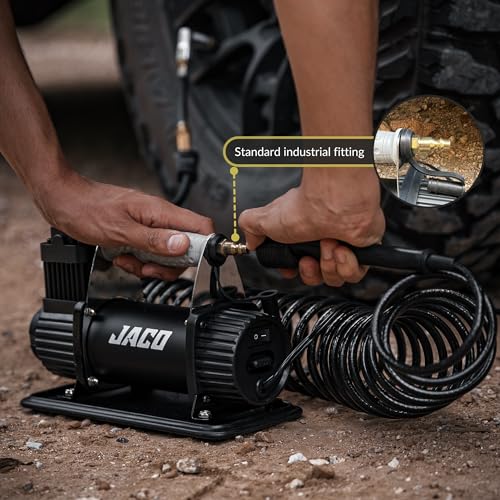 JACO 4X4 TrailPro - Compresor de aire portátil resistente, 3