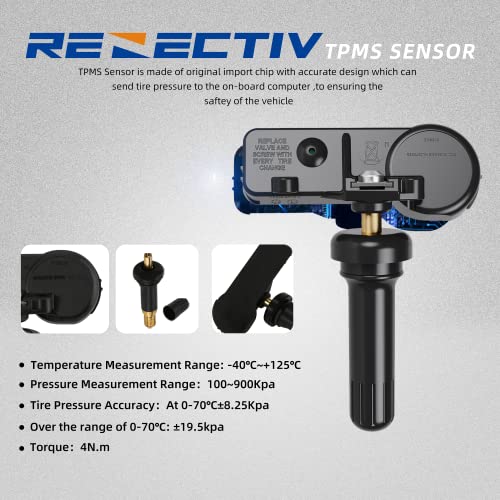 TPMS Sensor 4 GM, 315Mhz Sensores de monitor de presión de n