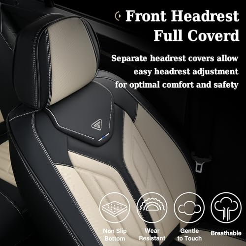 Coverado Fundas de asiento, juego completo de fundas de asie
