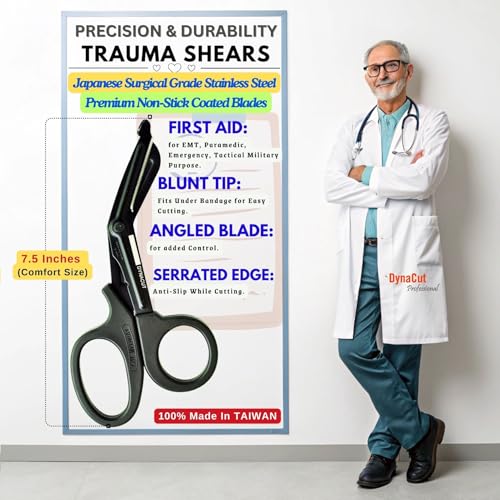 Tijeras médicas traumáticas de 7.5 pulgadas con cuchillas ne