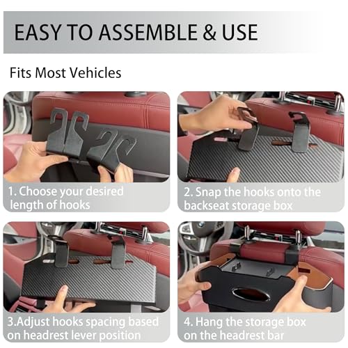 Organizador de almacenamiento para automóvil, caja de almace