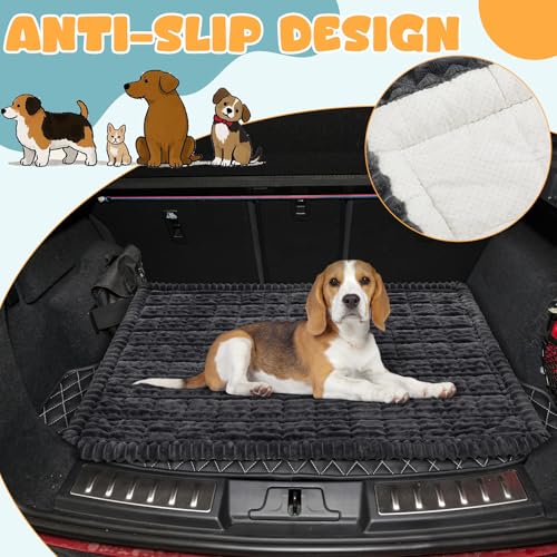 BBTO Tapete de cama de perro de 53 x 40 pulgadas para asient