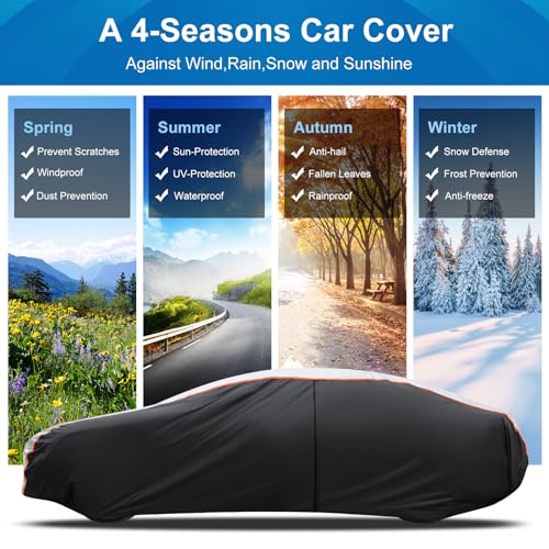 Funda de automóvil de 10 capas impermeable para todo tipo de