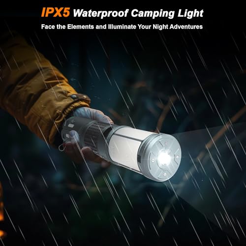 Luces telescópicas mejoradas, 12000 mAh, luz dimable para ex