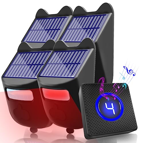 Alarmas solares inalámbricas para entrada exterior resistent