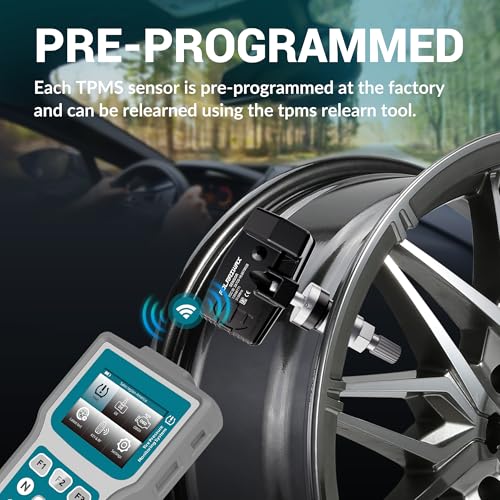 Sensor TPMS, juego de 4 sensores de presión de neumáticos GM