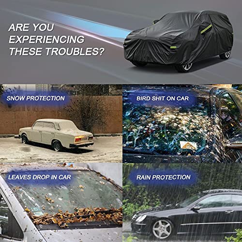 KouKou Funda impermeable para automóvil SUV adecuada para Fo