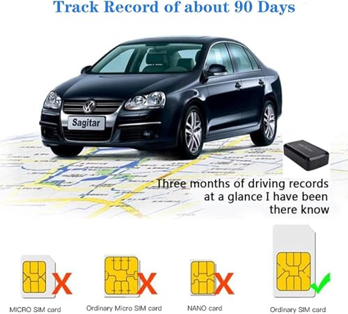 Rastreador GPS para vehículos, Mini Localizador magnético GP