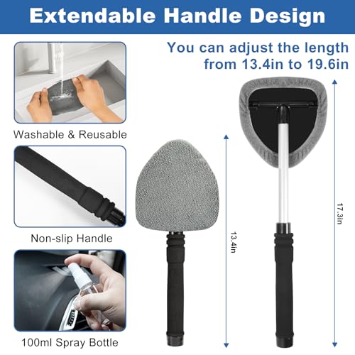 Viewsun Herramienta limpiadora de parabrisas, kit de limpiez