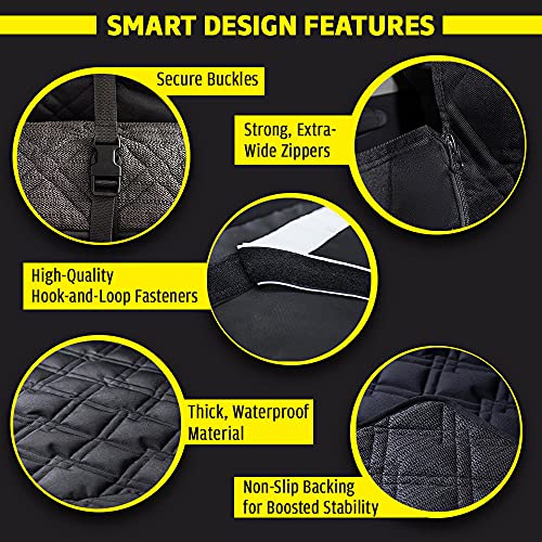 Meadowlark Fundas de asiento para perro SUV + cinturón de se