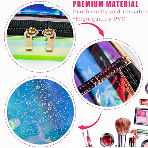 Bolsas de maquillaje holográficas a granel, bolsa de almacen
