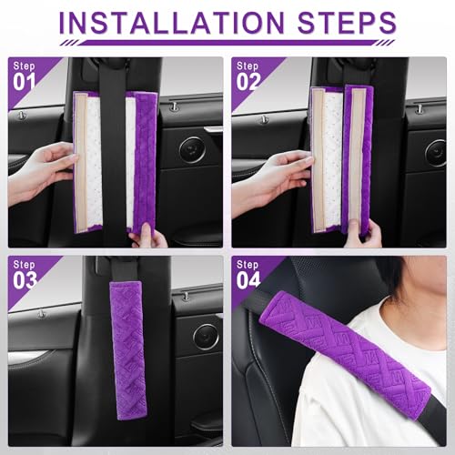 JUSTTOP - Juego de 2 almohadillas universales para cinturón
