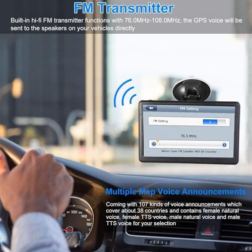 Navegación GPS para automóvil, pantalla táctil de alta defin